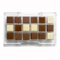 Preview: Profi Schokoladenform - Quadrat 25 x 25mm